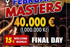 Vrcholem únorového programu v kasinu Imperator bude Masters o €40.000