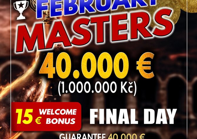 Vrcholem únorového programu v kasinu Imperator bude Masters o €40.000