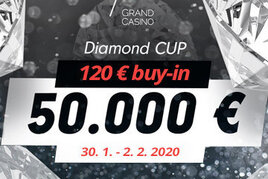 Grand Casino Aš: Již zítra startuje Diamond Cup o €50.000!