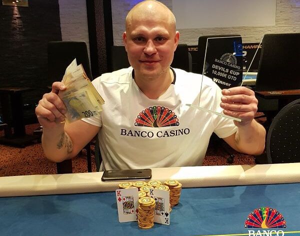 Banco Casino Devils Cup s prizepoolom €11.600 vyhrál Štefan Kuni!