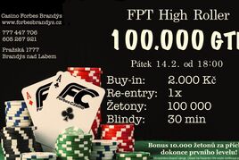 Oslavte Valentýna brandýským High Rollerem o 100.000 Kč!