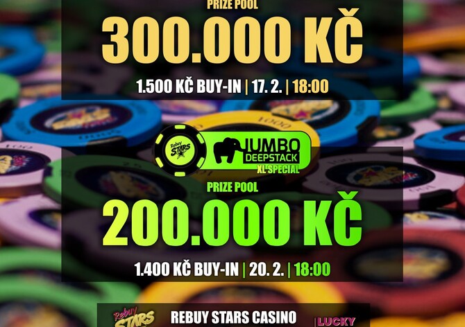 RS Plzeň: Pokerové speciály o 500.000 Kč a Jackpot Night o 100K už tento týden