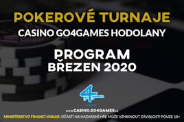 V březnových turnajích si v G4G Hodolany zahrajete o více než 10.000.000 Kč!
