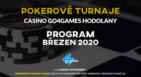 V březnových turnajích si v G4G Hodolany zahrajete o více než 10.000.000 Kč!