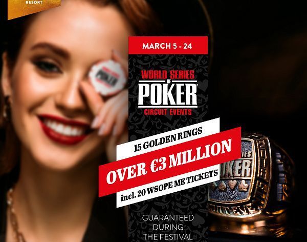 Na Rozvadov se vrací World Series of Poker Circuit. Tento týden o €400K!