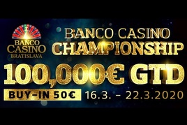 Bratislava: Poker Open ukončil 3-way deal. Championship €100K GTD za 50€ se blíži!