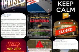 Smutné obrázky ze sociálních sítí: Kasina hlásí zavřeno